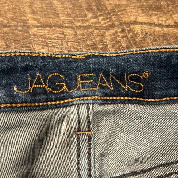 JAG Jeans High Rise Bootcut Cropped Straight Raw Hem Size 10 - Picture 7 of 8